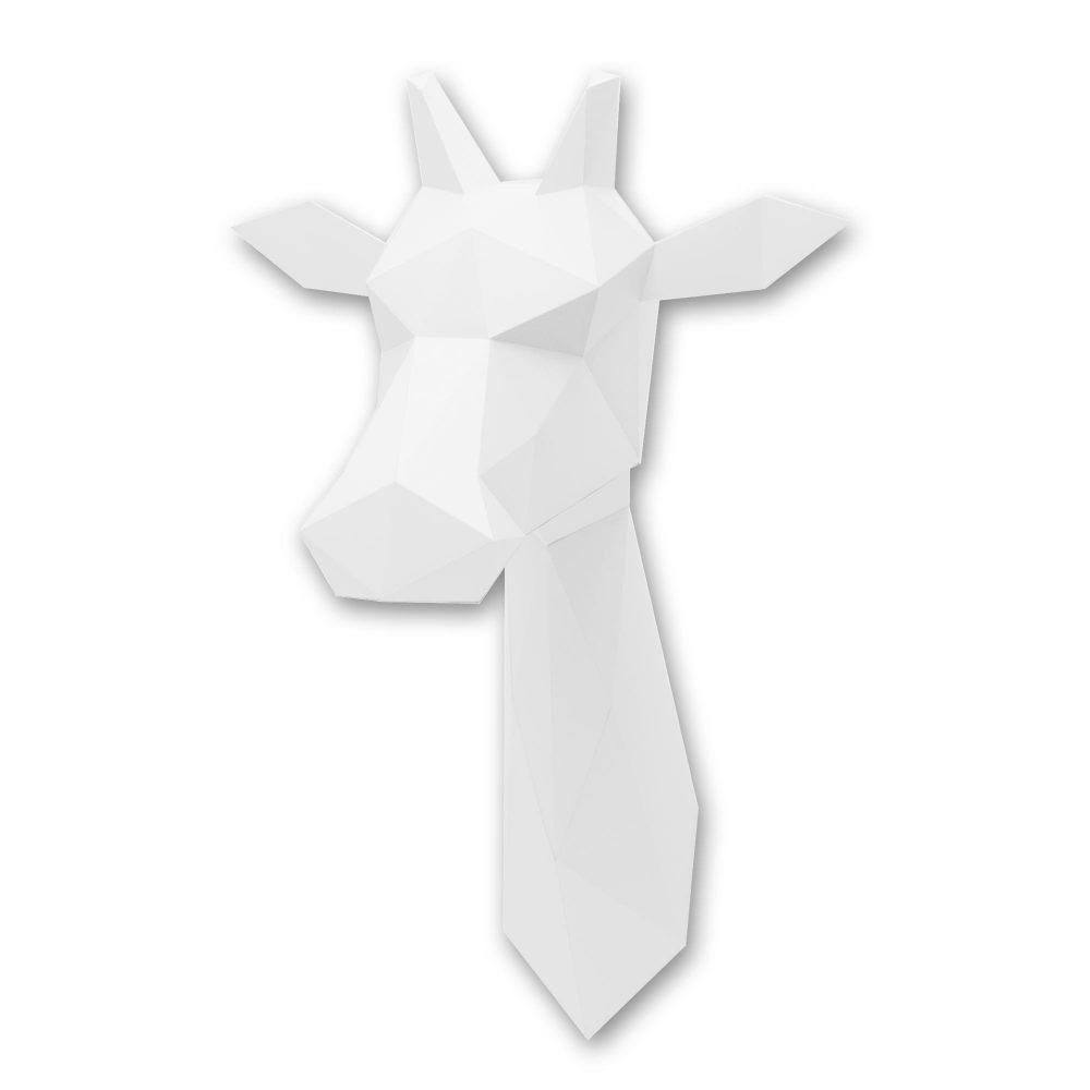 Paper Girafe - Trophée en papier Assembli Bright White